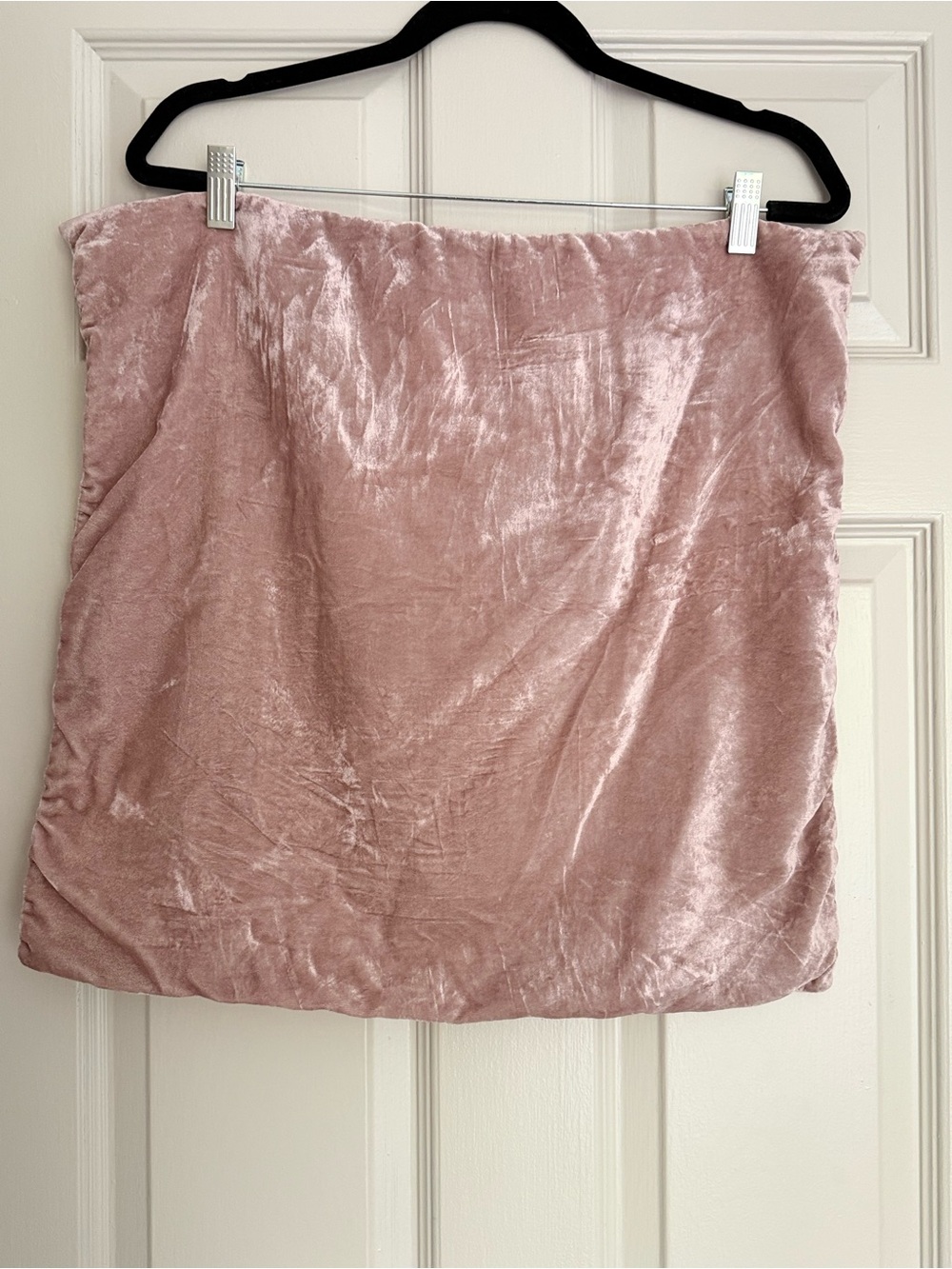 West Elm Velvet and Linen Blend Pillow Cover
